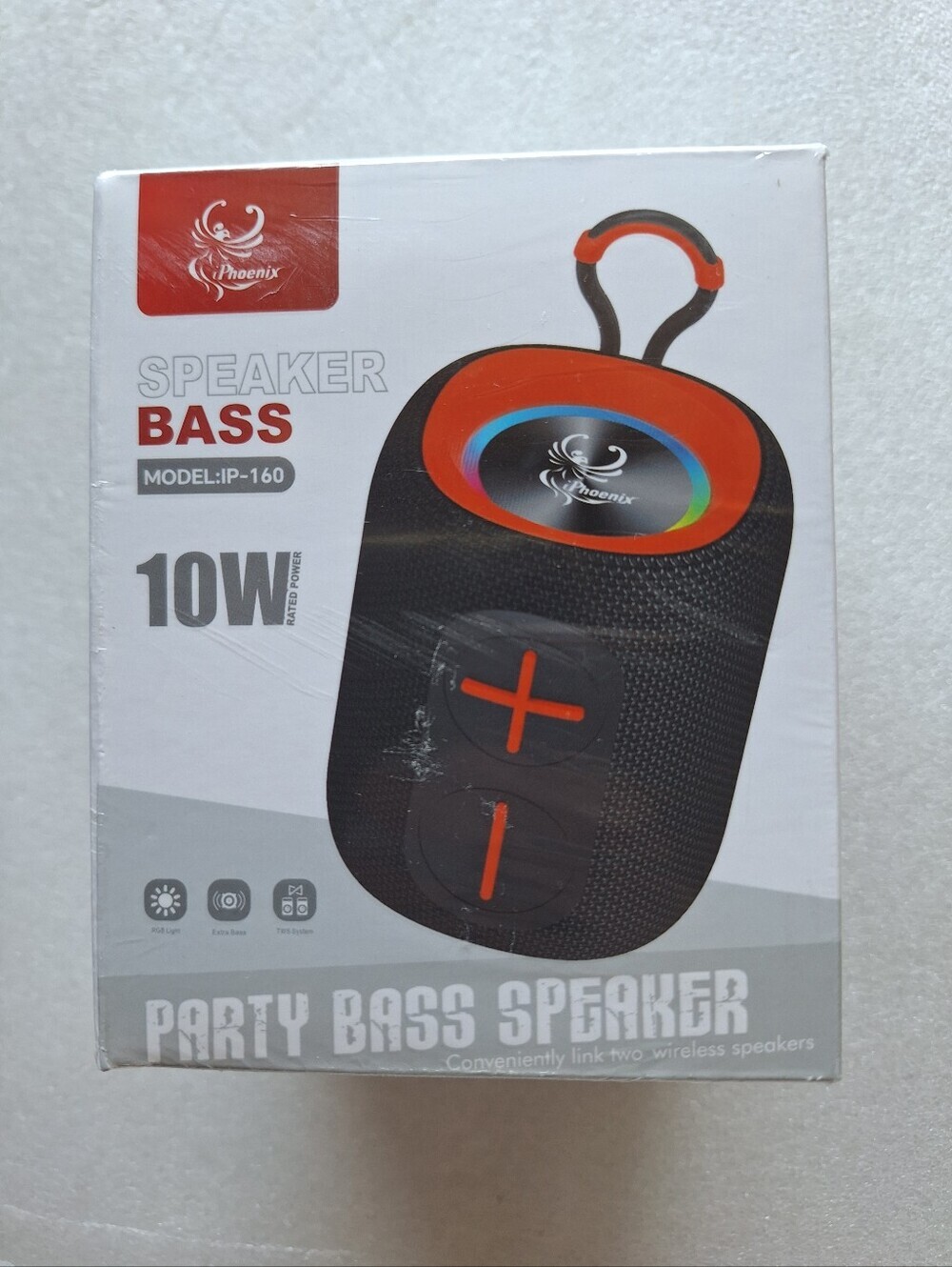 New in box iPhoenix IP-160 portable party speaker.